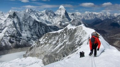 Climbing Island Peak